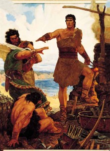 Nephi and his brothers
